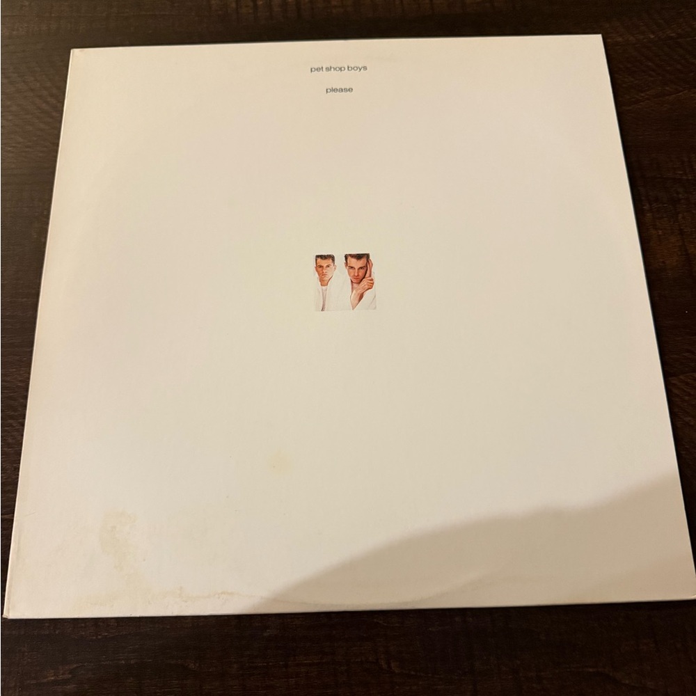 Pet Shop Boys 'Please' Vintage Vinyl Record